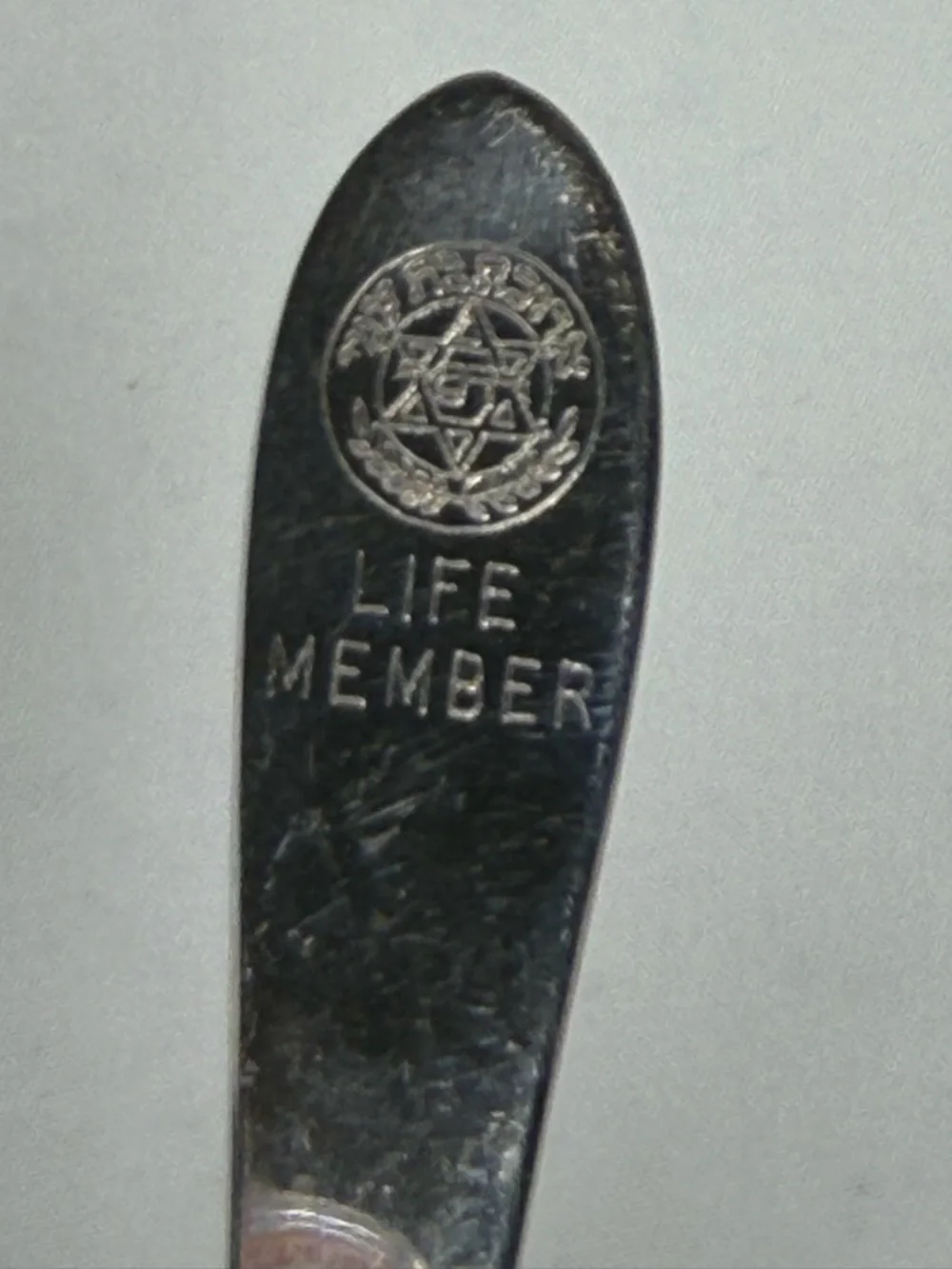 Vintage Hadassah Life Member Spoon Reed & Barton Silverplate Judaica Collectible